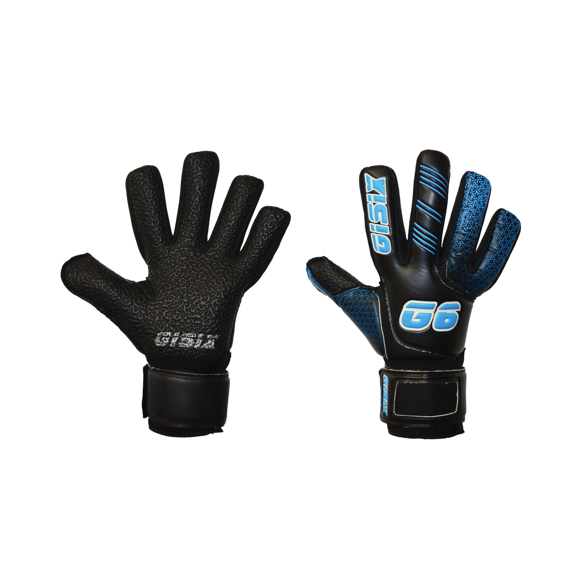 GISIX Effect HG Junior black/blue goalkeeper gloves