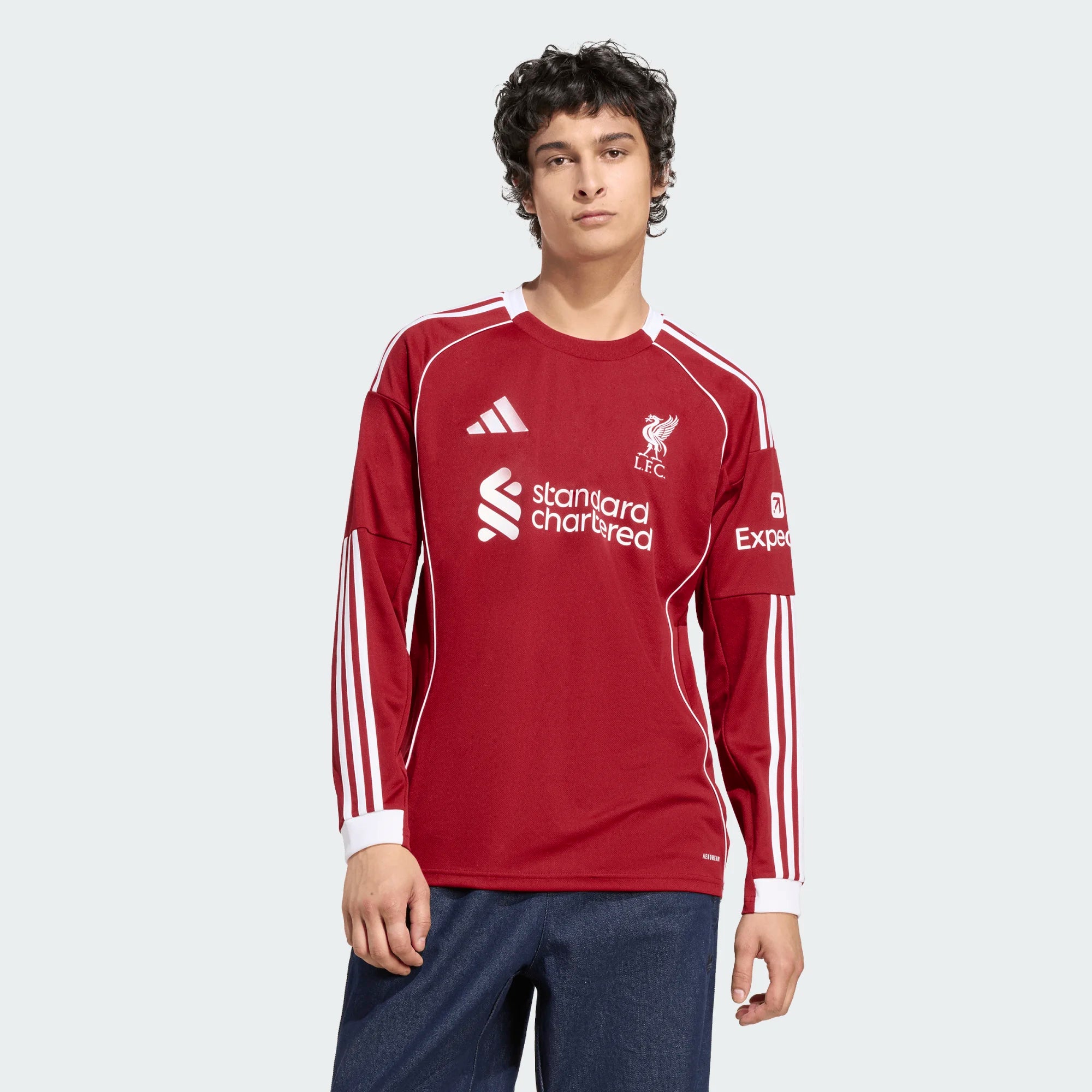 Adidas Liverpool FC Home Long Sleeve Jersey 2025/26 JV6456