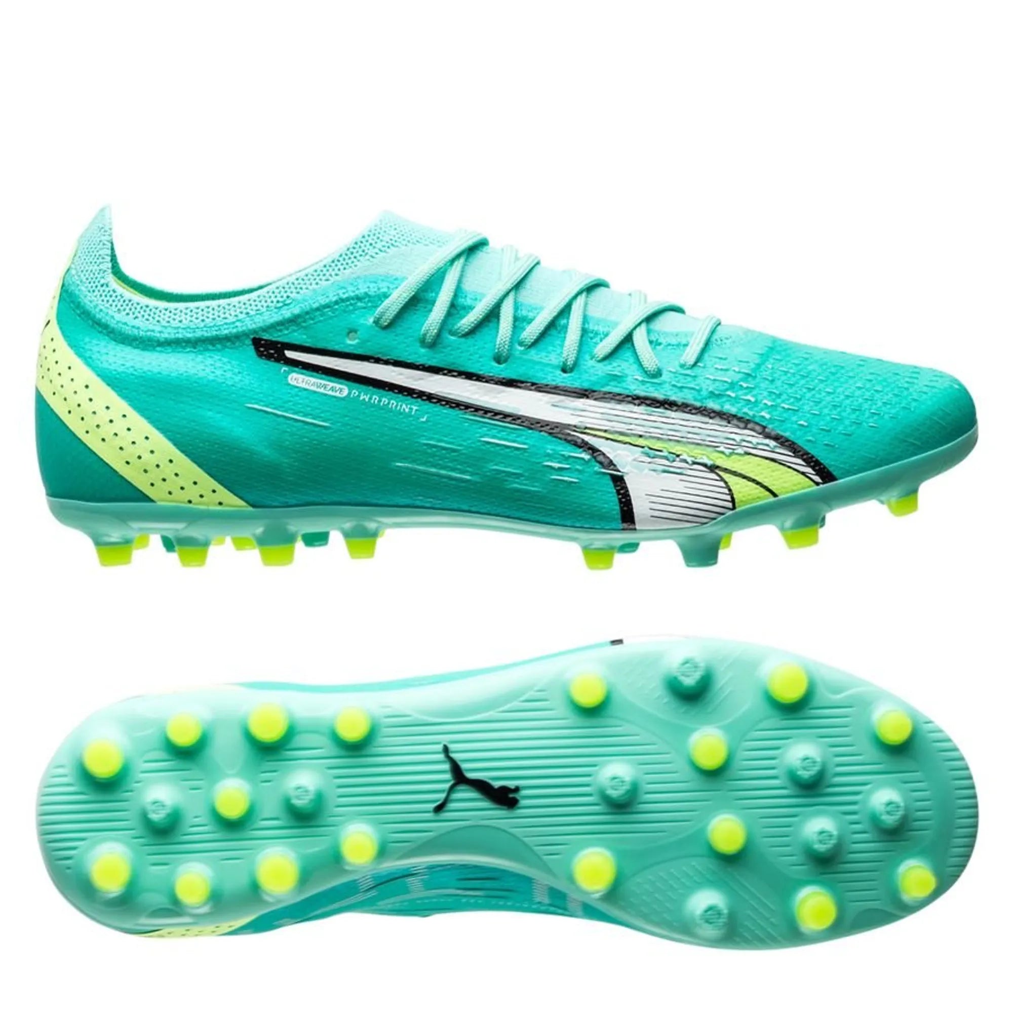 PUMA ULTRA Ultimate MG celeste e giallo 107214-03