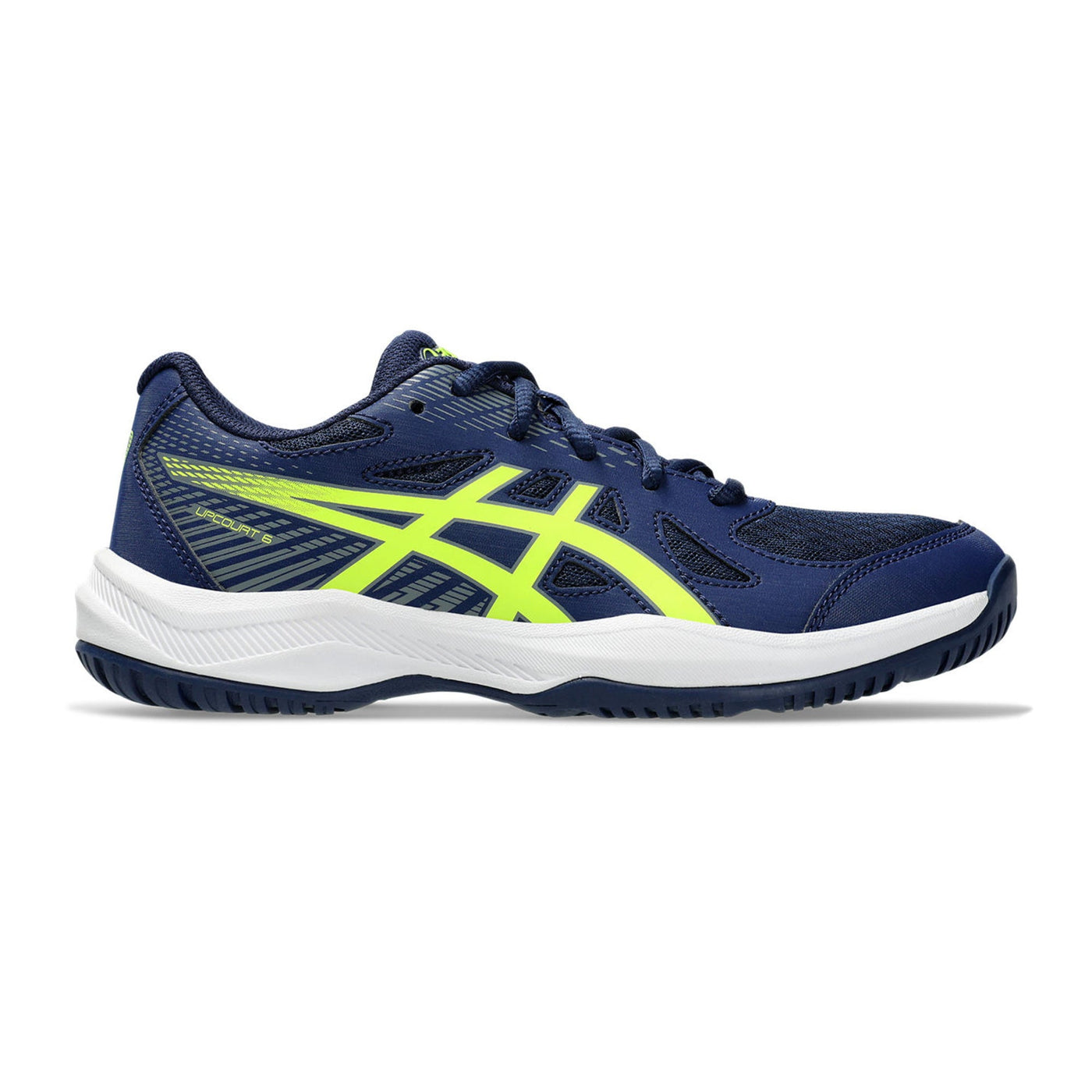 ASICS Upcourt 6 GS Jr blu e gialla - 1074A045-400