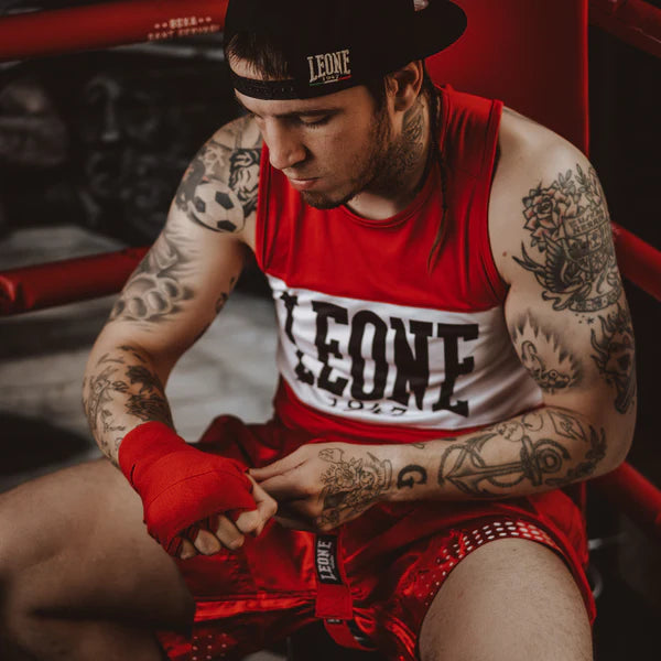 Leone 1947 Canotta Boxe Shock AB224