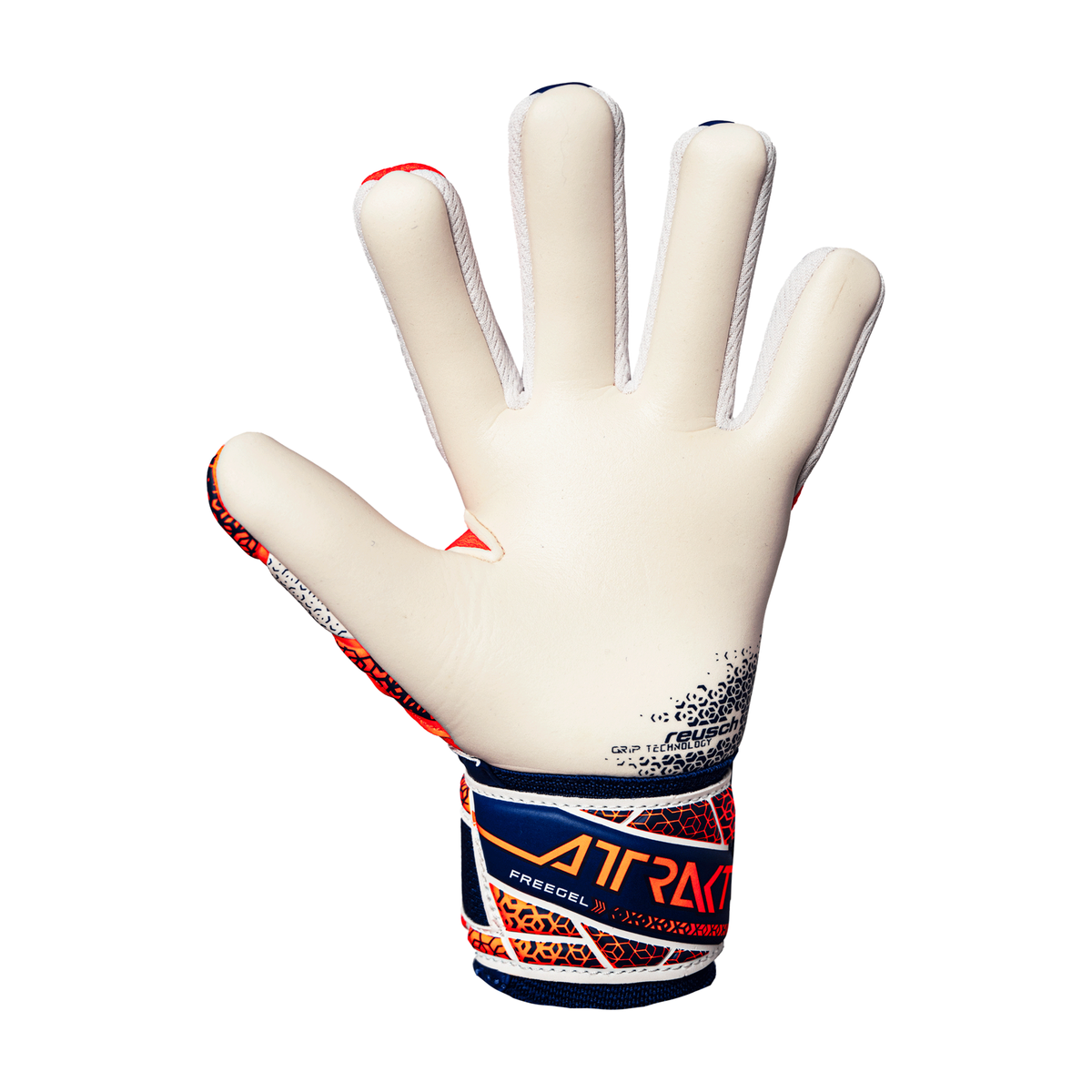 Reusch Attrakt Freegel Gold NC Junior 5572135 - palmo - fondo bianco 1:1