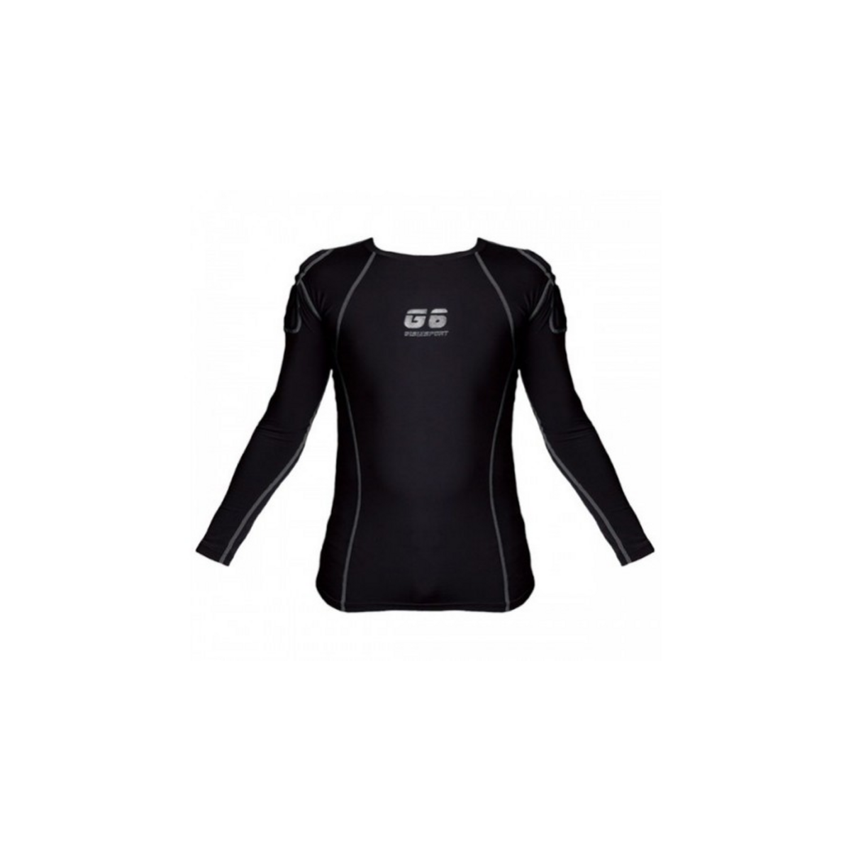 GISIX Compression Fit Top men's black/grey