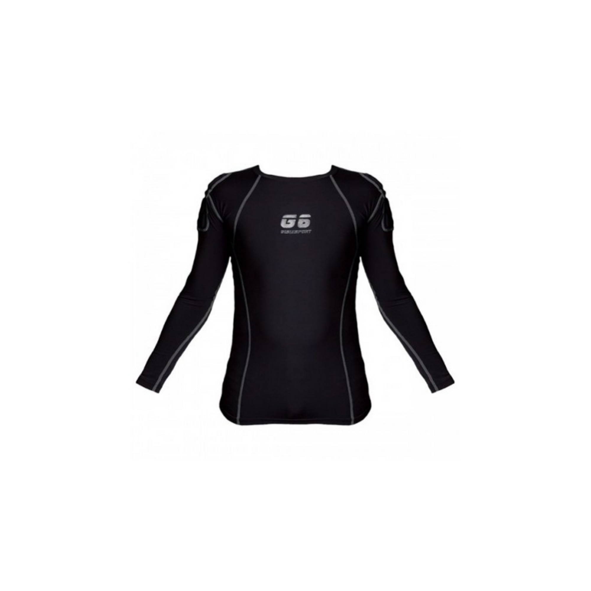 GISIX Compression Fit Top men's black/grey