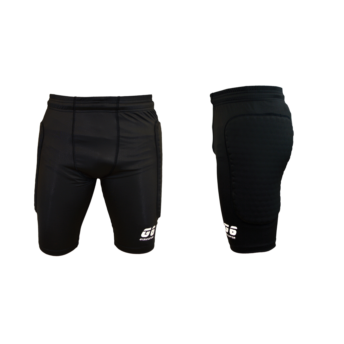 GISIX Match Short Junior black goalkeeper shorts