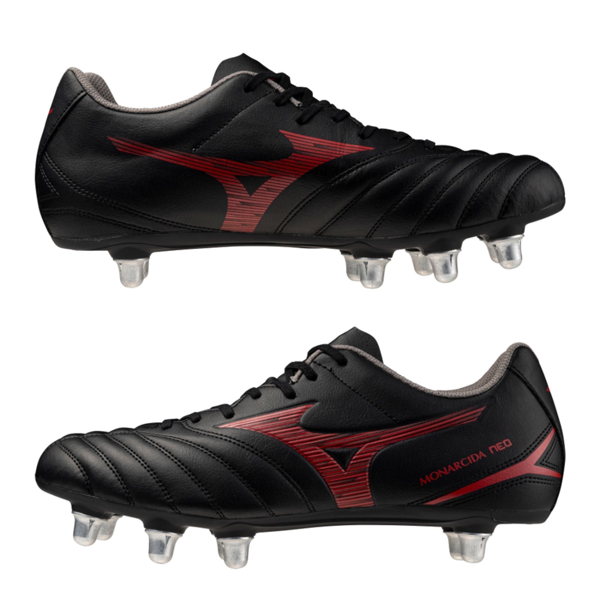 Mizuno Monarcida Neo III Rugby SI Black/Red - R1GA257000