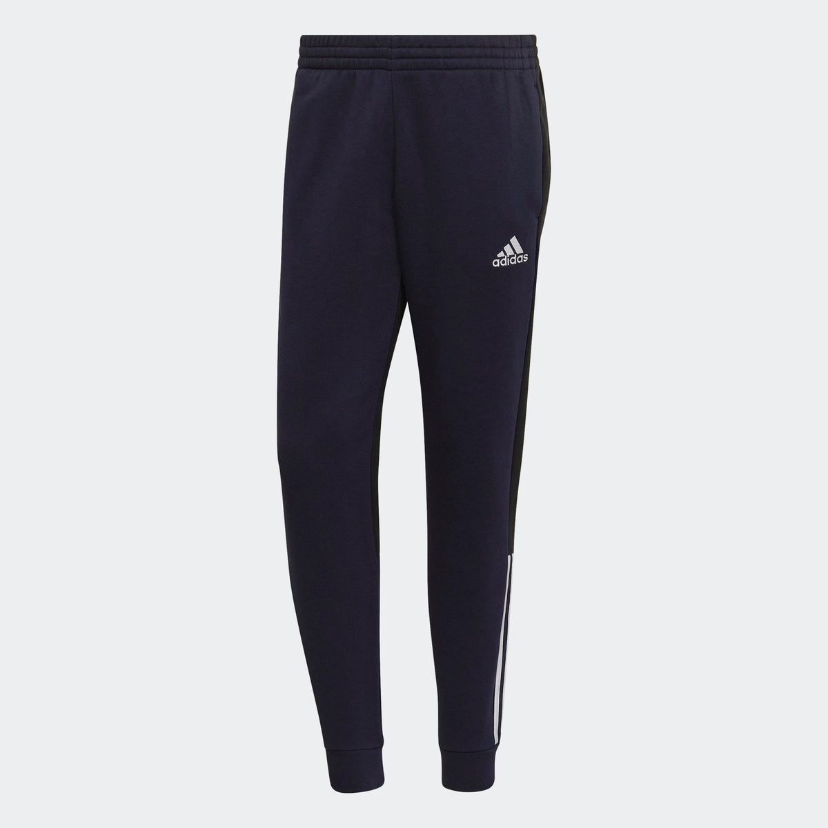 adidas Essentials Colorblock Fleece Pants blu navy - HK2884