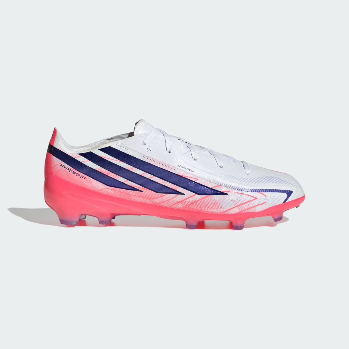adidas F50 Hyperfast Elite FG Junior IH4453 Cloud White Solar Purple Solar Turbo
