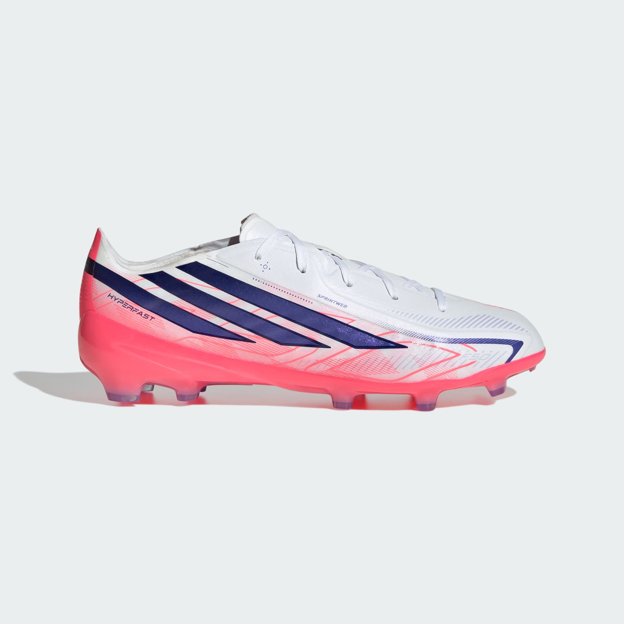 adidas F50 Hyperfast Elite FG Junior IH4453 Cloud White Solar Purple Solar Turbo