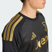Adidas Juventus Third Jersey 2026/27 nera - dettaglio tessuto
