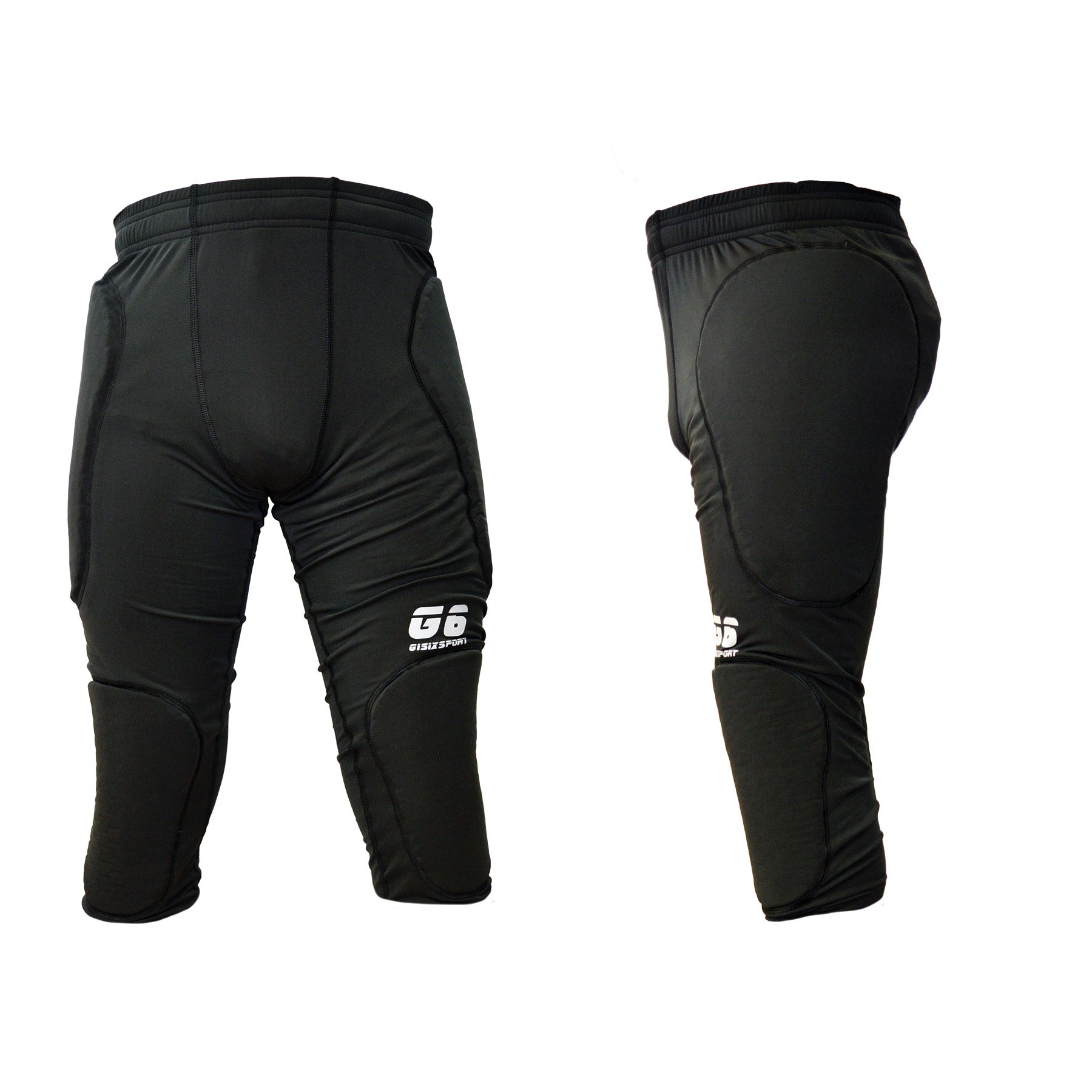 Gisix Match 3/4 A115 pantalone portiere nero