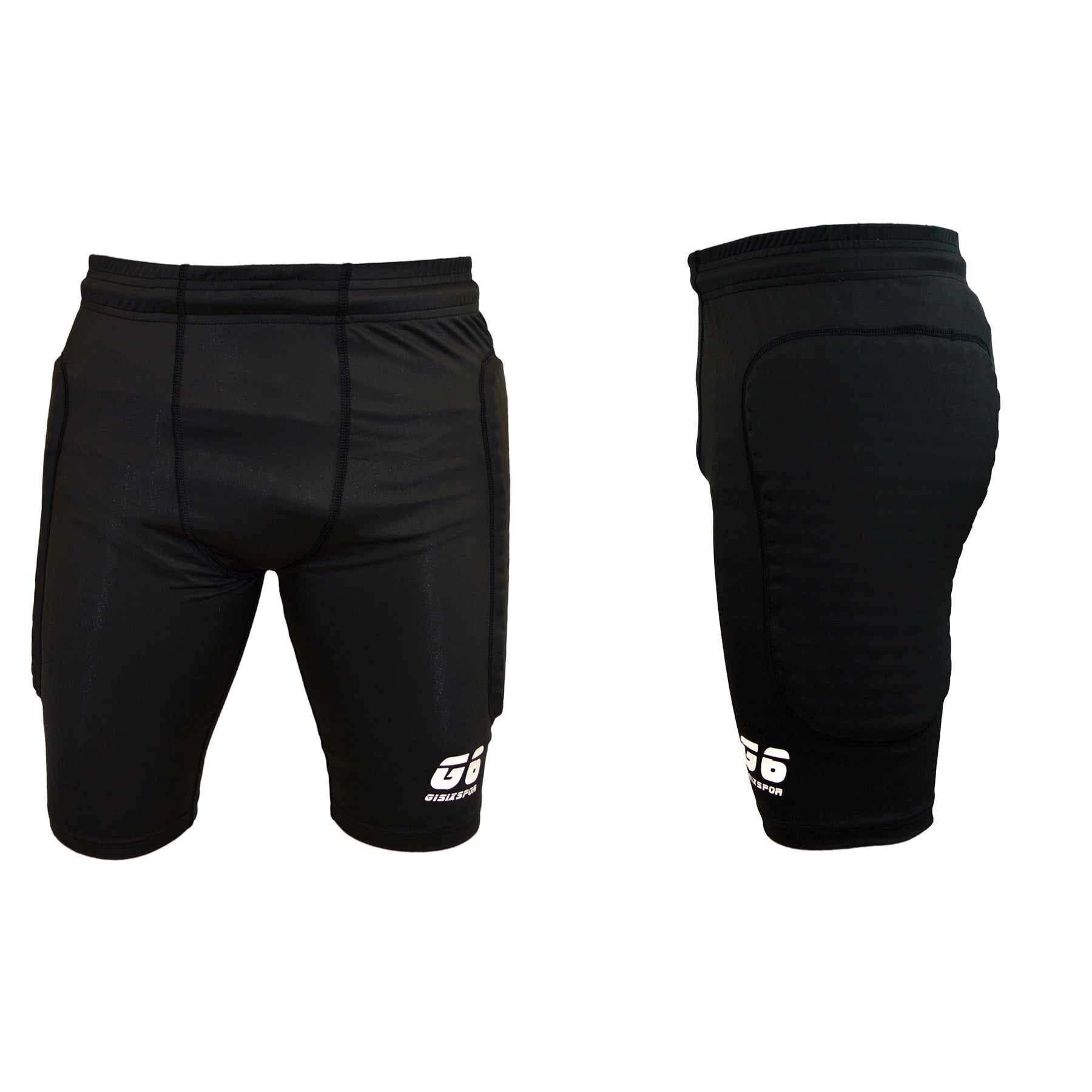 Gisix Match Short A117 pantaloncino portiere nero