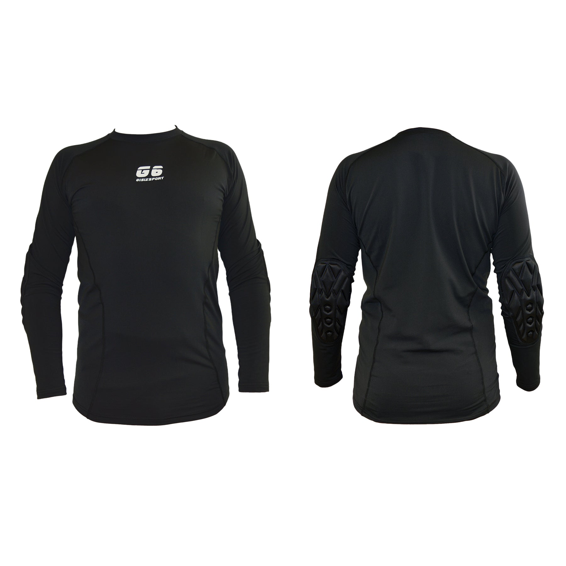 Gisix Compression Side Shirt A119 maglia portiere nera