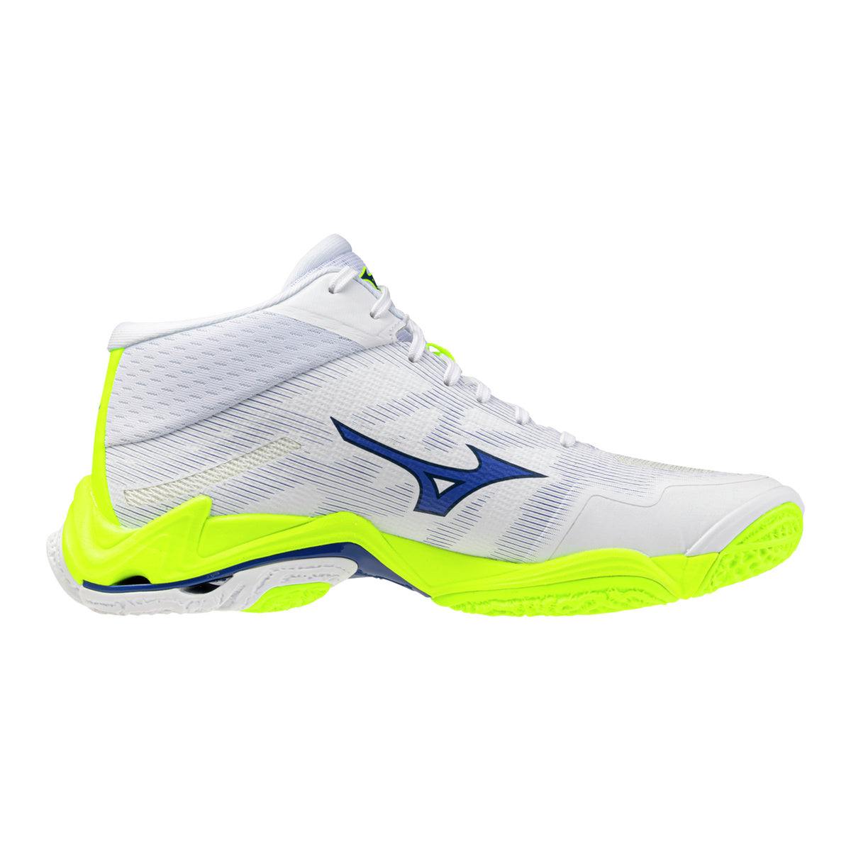 Mizuno Wave Lightning Elite Mid V1GA260539 - vista 3 - fondo bianco
