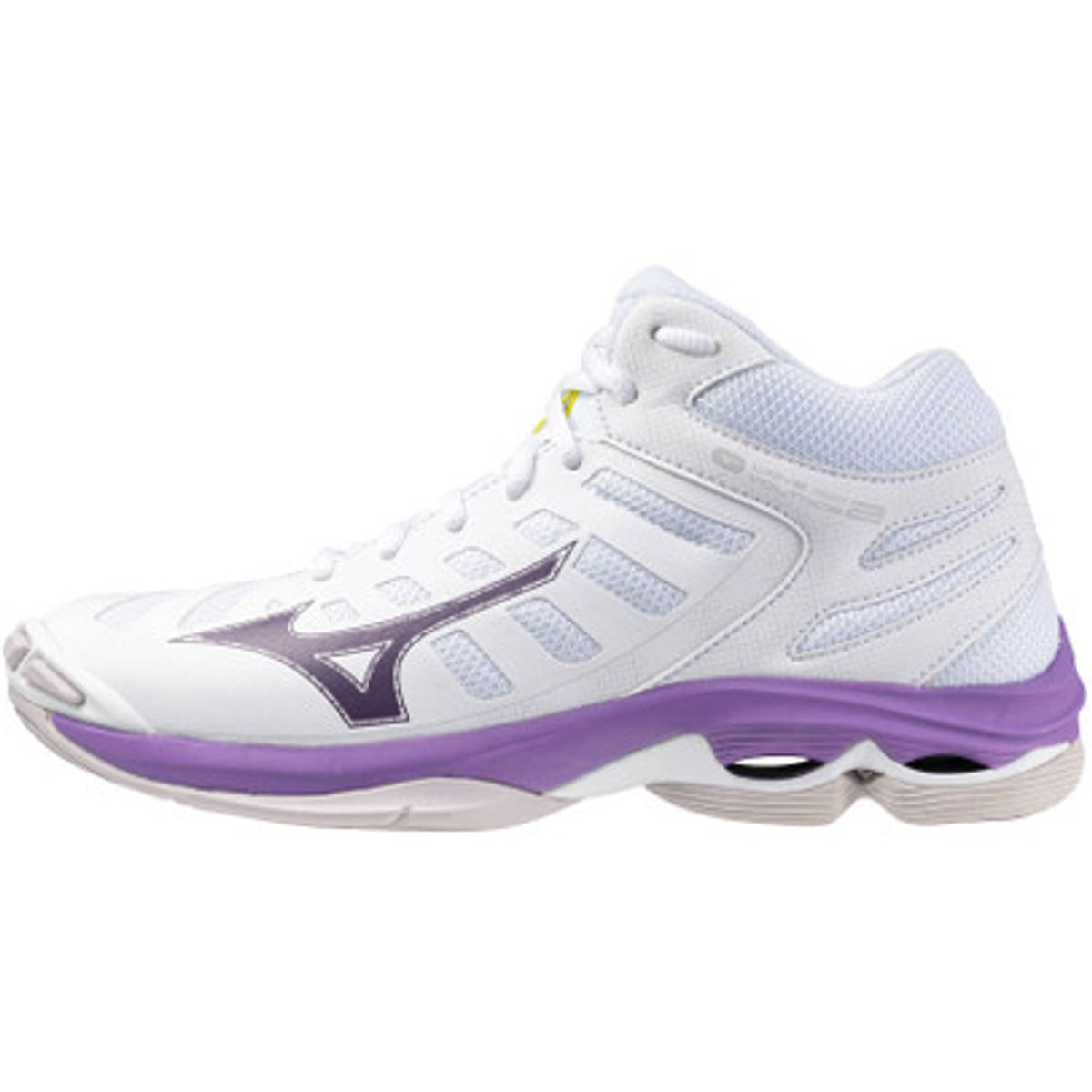 Mizuno Wave Voltage 2 Mid White/Purple V1GC246535 - suola viola