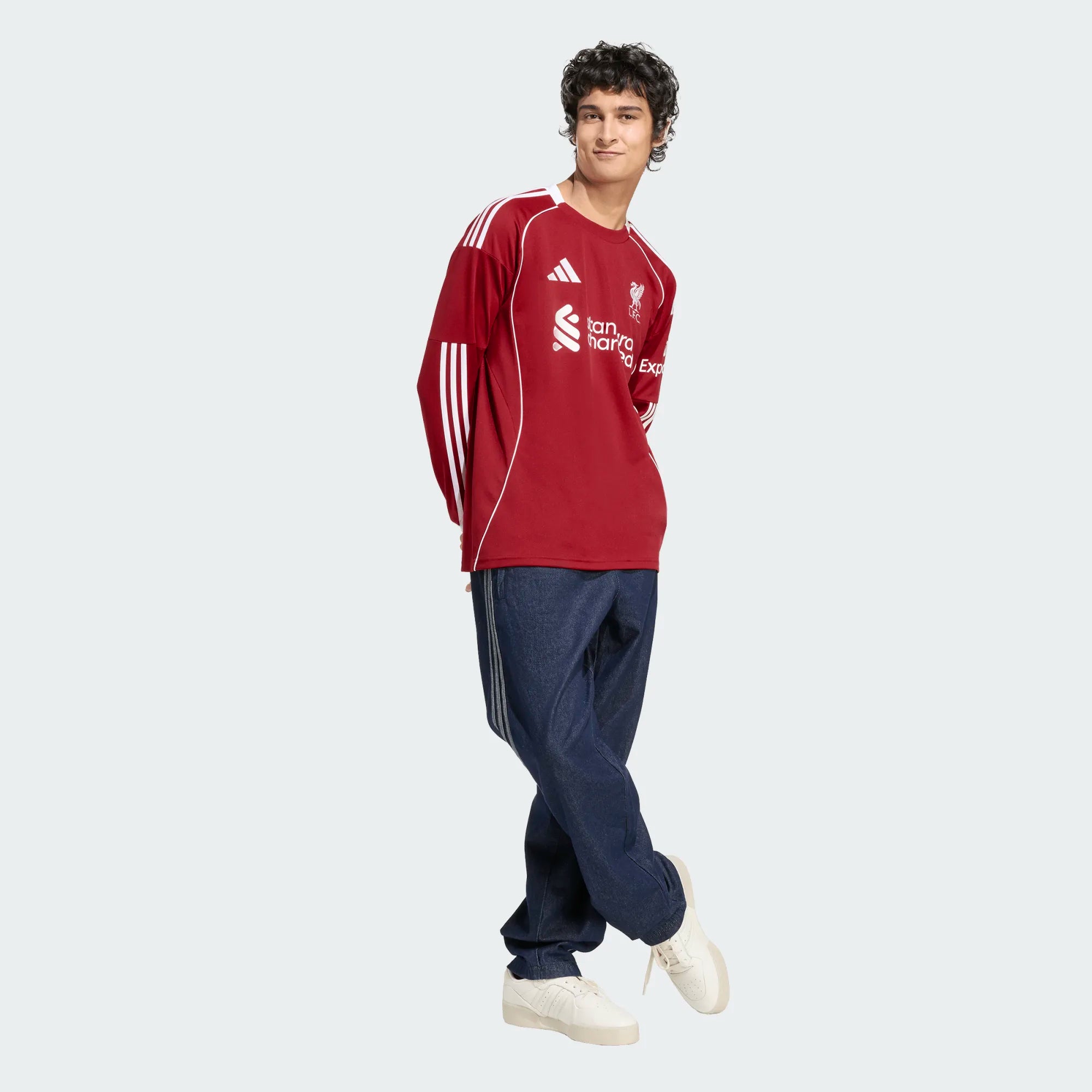 Adidas Liverpool FC Home Long Sleeve Jersey 2025/26 JV6456