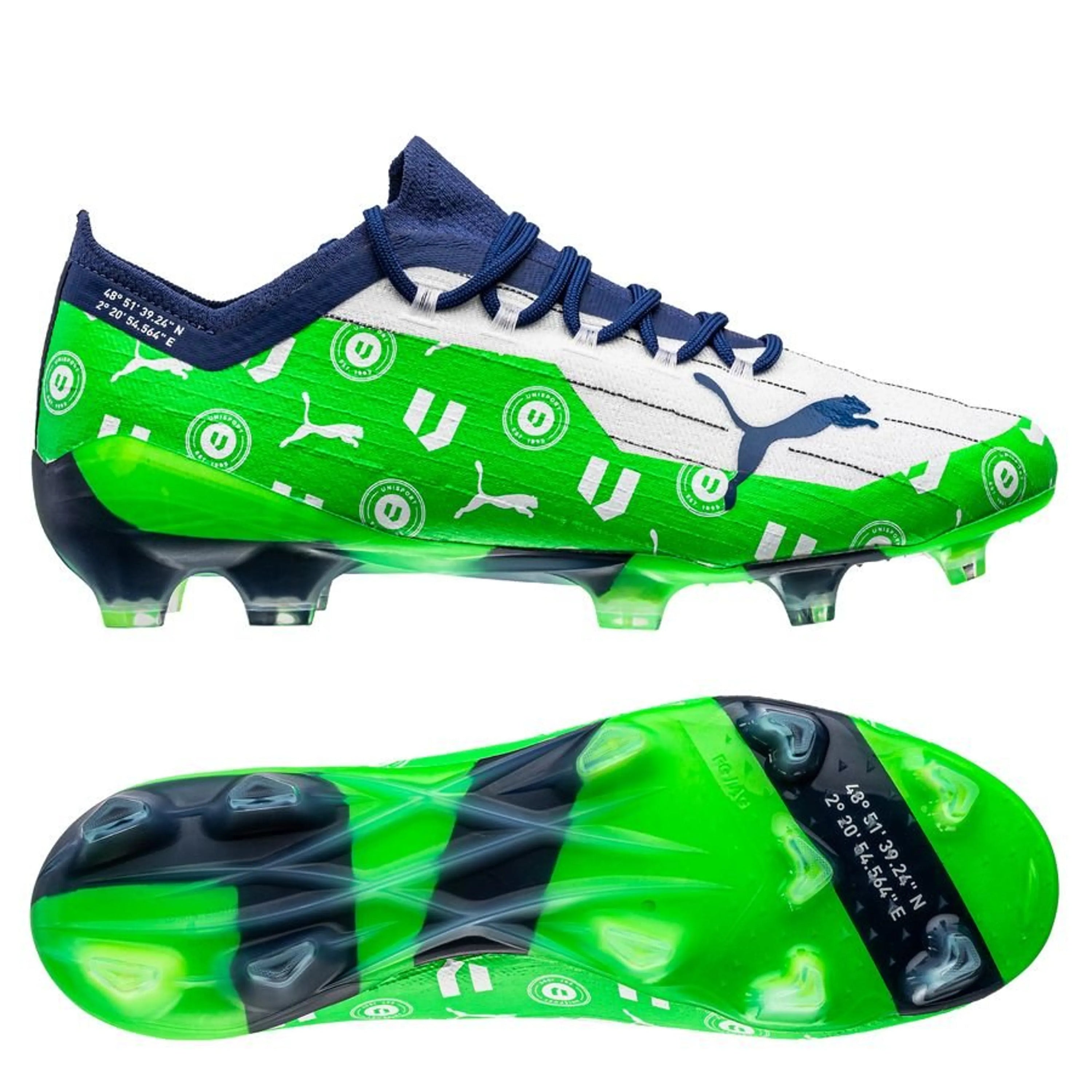 PUMA x Unisport ULTRA 1.1 FG/AG XXV bianco verde