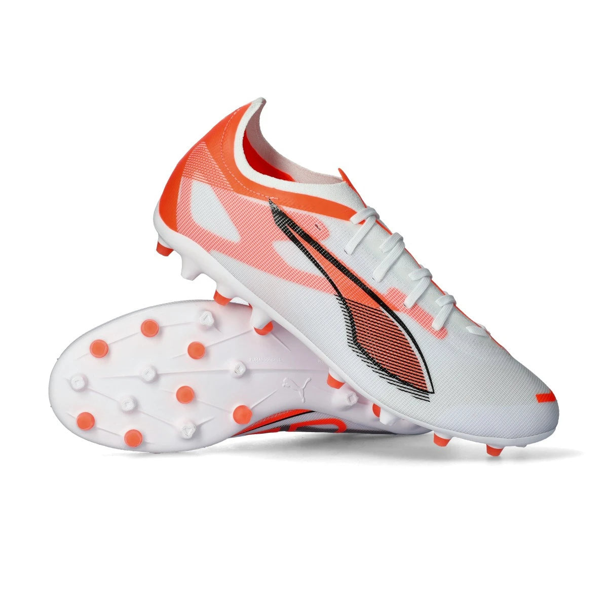 PUMA Ultra 5 Match MG 108348-01 White Glowing Red