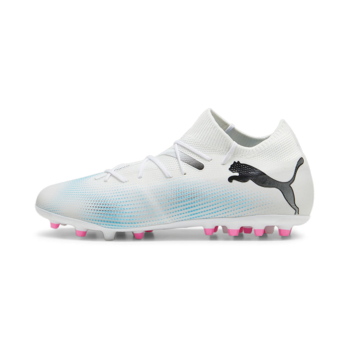 PUMA FUTURE 7 Match MG bianca su fondo bianco