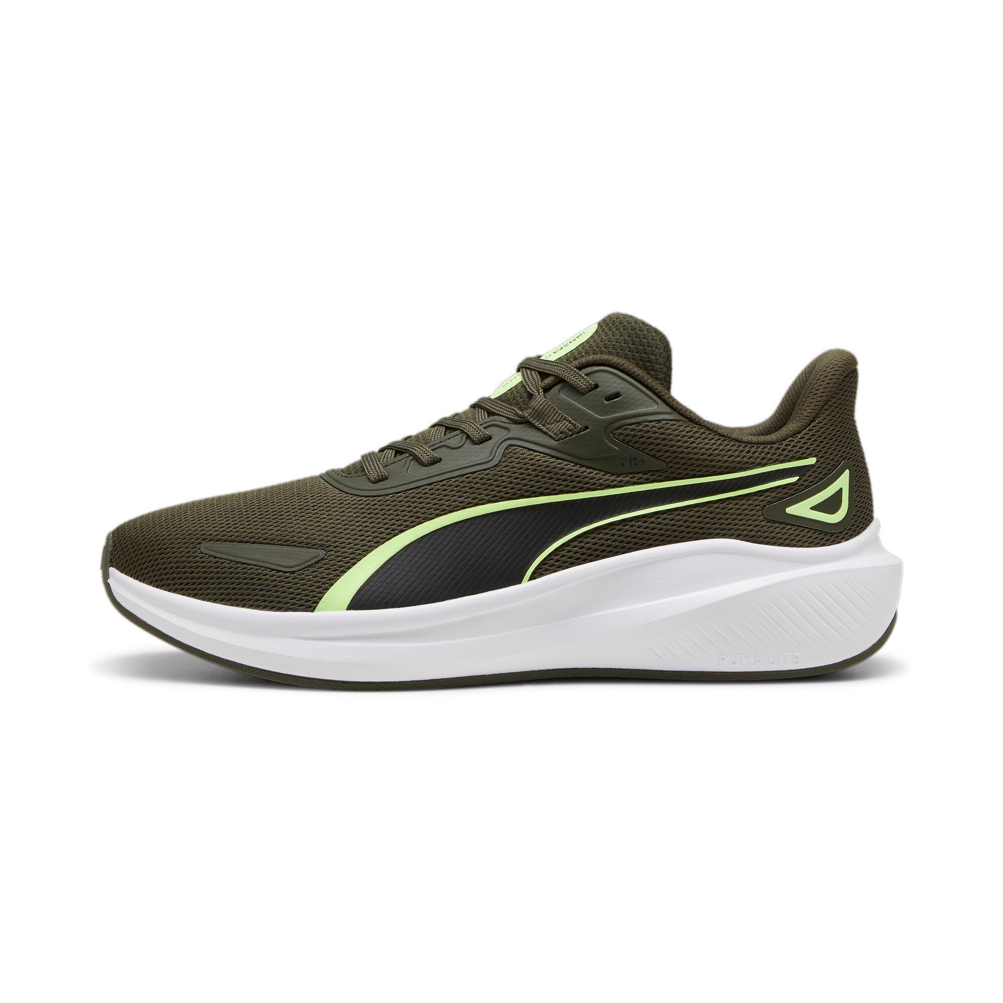 PUMA Skyrocket Lite verde su fondo bianco