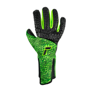 REUSCH VENOMOUS GOLD X MEN'S BLACK/GREEN - backhand