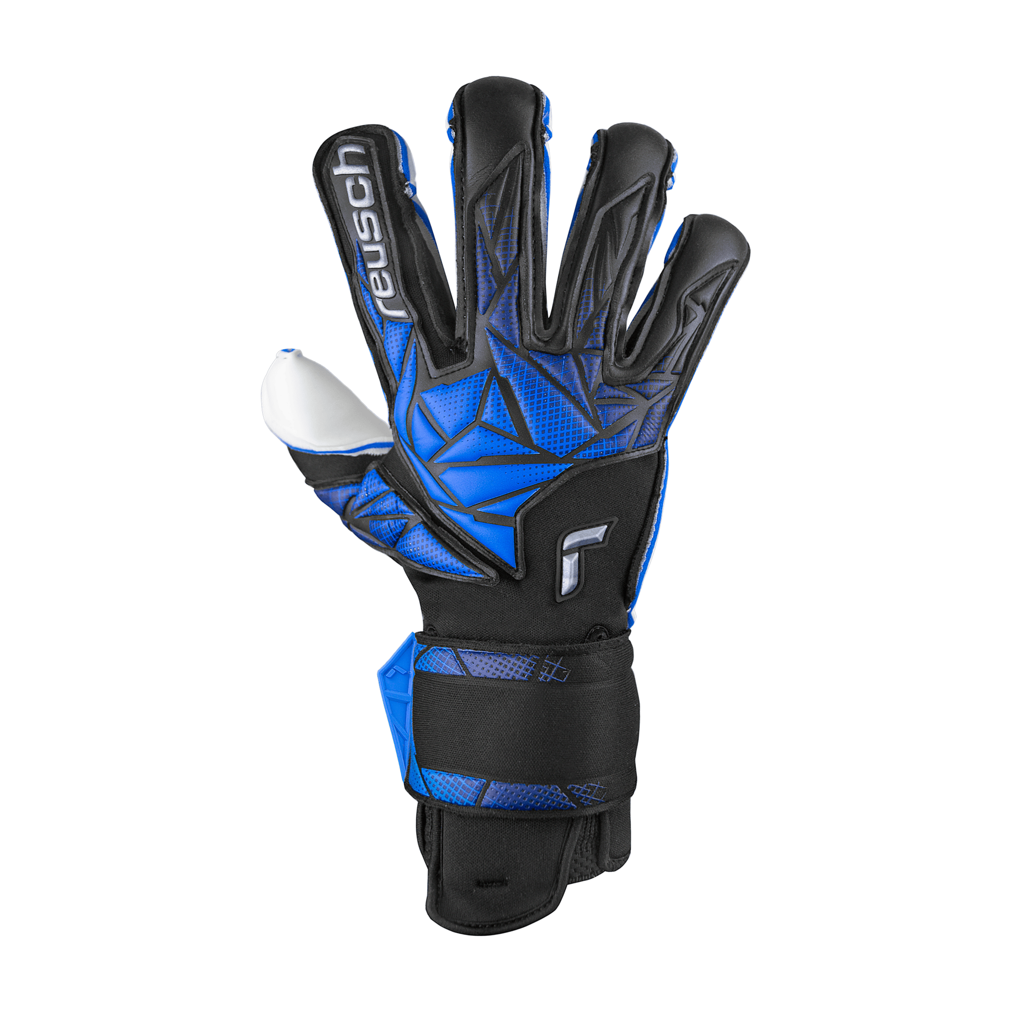 REUSCH ATTRAKT RE:GRIP MEN'S BLACK/BLUE - backhand